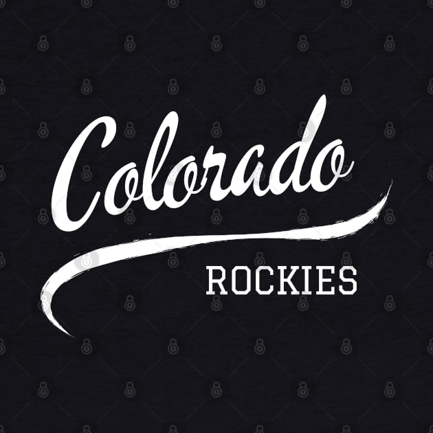 Colorado Rockies Wave by CityTeeDesigns